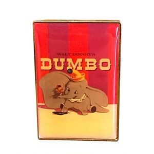 Rare Disney Japan x UNIQLO Collaboration Dumbo Pin Badge Dumbo Poster Pin
